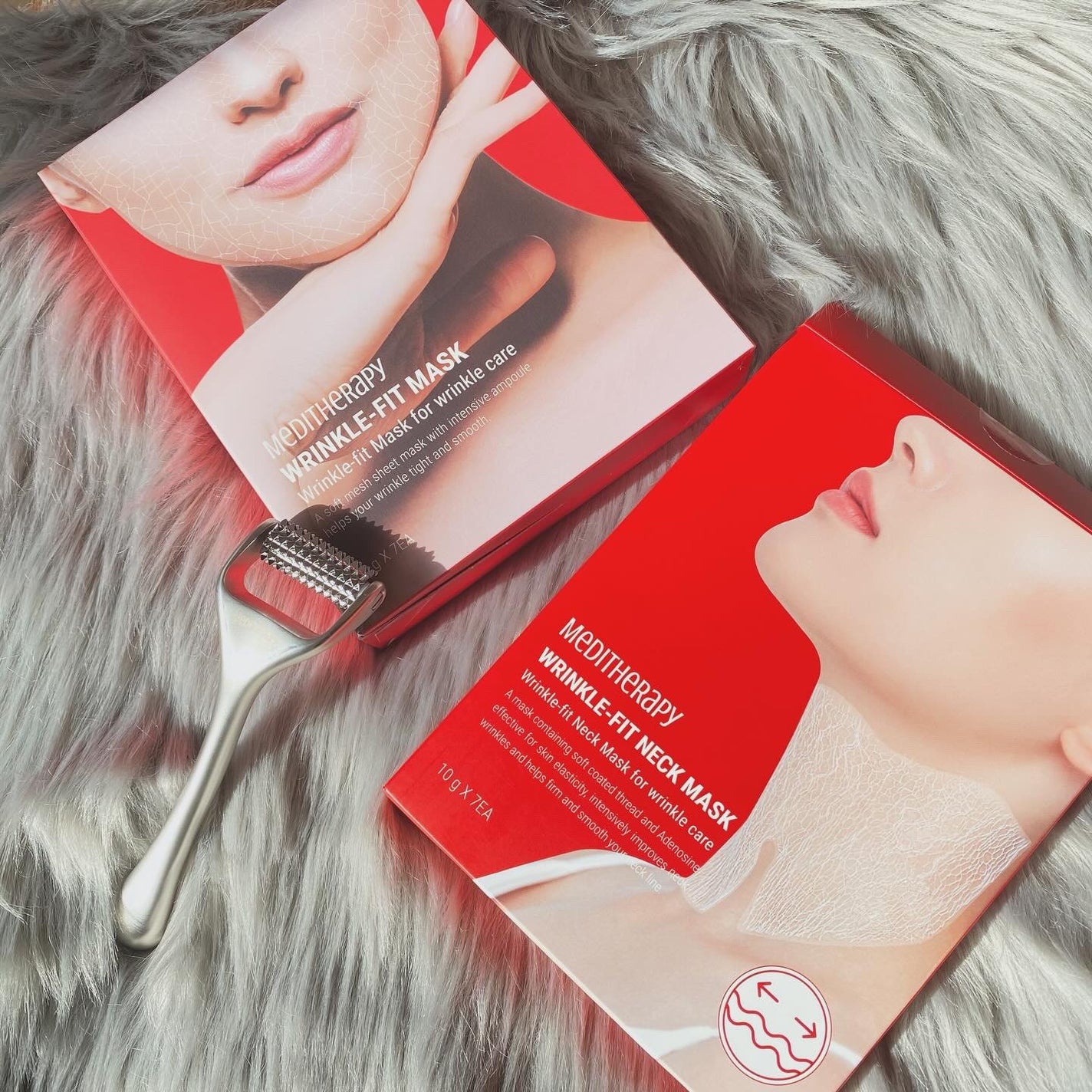 リンクルフィットマスク+ニードルローラー/MEDITHERAPY/美顔器・マッサージを使ったクチコミ(1枚目)