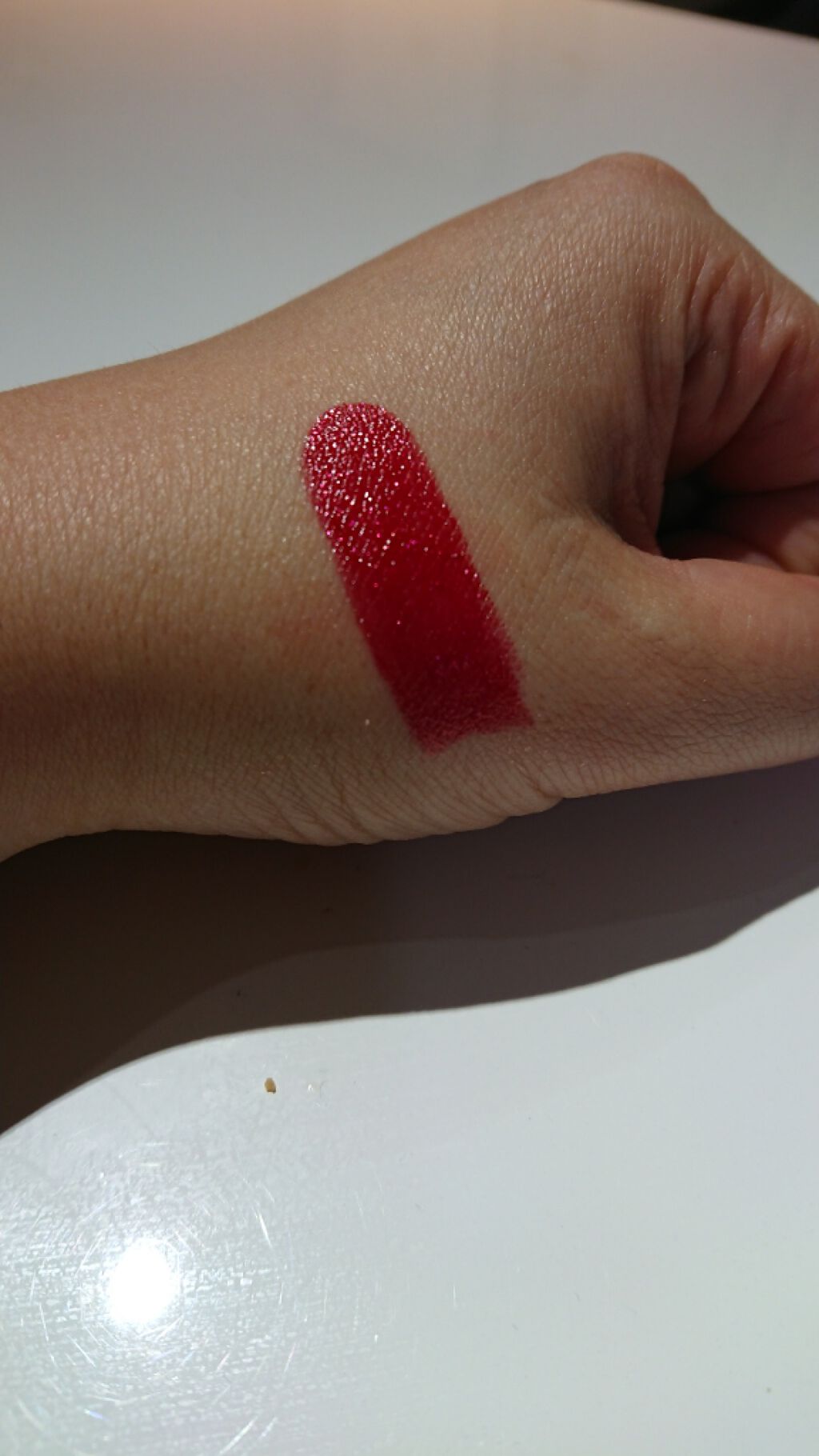 ルージュ アンリミテッド ラッカーシャイン/shu uemura/口紅を使ったクチコミ(2枚目)