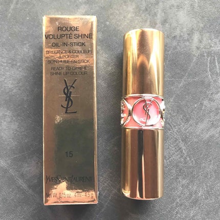 ルージュ ヴォリュプテ シャイン/YVES SAINT LAURENT BEAUTE/口紅を使ったクチコミ(2枚目)