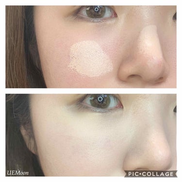 SKINFOOD ピーチコットンブラークッションのクチコミ「【MAKEUP】
韓国インスタグラマーも愛用してると噂の桃クッション🍑

▼ #SKINFOO.....」（3枚目）