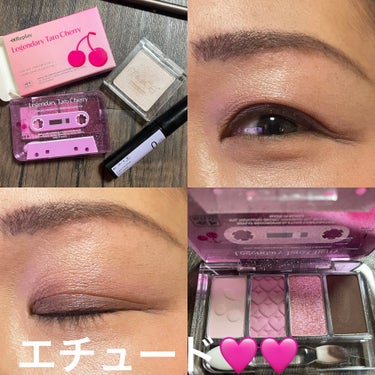 Borica セラムマルチグロウのクチコミ「#etude
プレイカラーアイズミニ　リプレイコレクション
02レジェンダリーチェリー

 #.....」（1枚目）