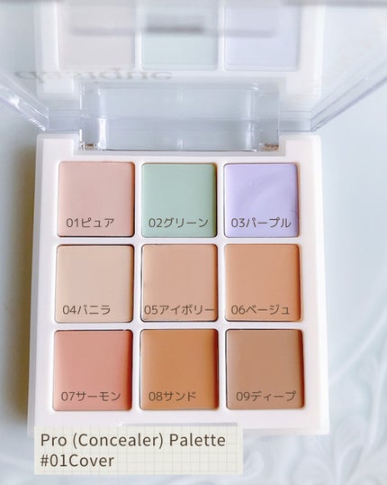 カバーパーフェクション トリプル ポット コンシーラー/the SAEM/パレットコンシーラーを使ったクチコミ(2枚目)