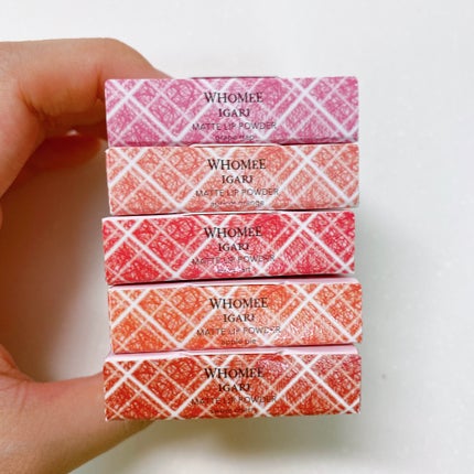 マットリップパウダー/WHOMEE/口紅を使ったクチコミ(6枚目)