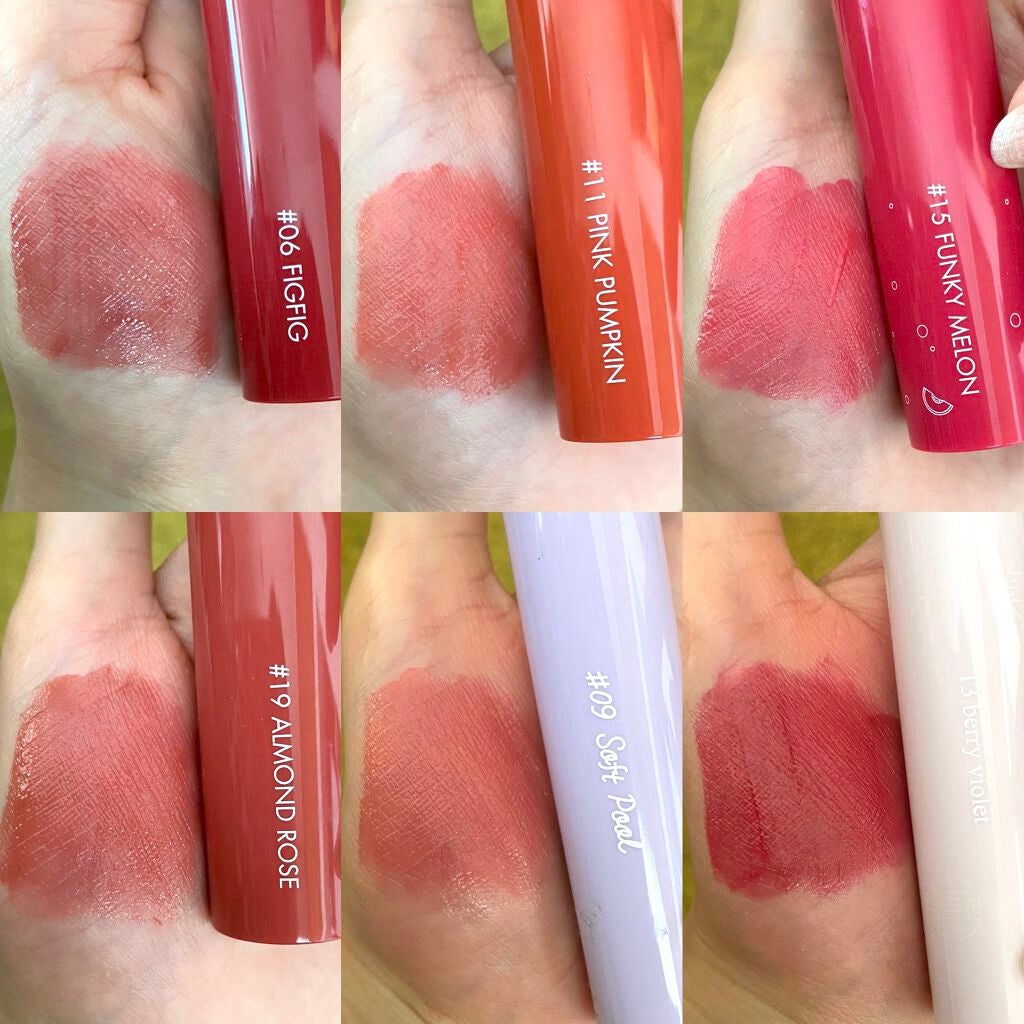 ジューシーラスティングティント/rom&nd/リップティントを使ったクチコミ(2枚目)