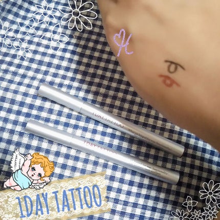 1DAY TATTOO プロキャスト ザ・アイライナー/K-パレット/リキッドアイライナーを使ったクチコミ(1枚目)