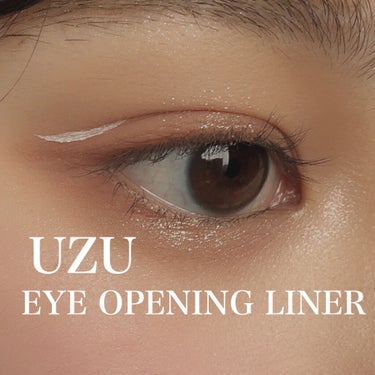 EYE OPENING LINER/UZU BY FLOWFUSHI/リキッドアイライナーを使ったクチコミ（1枚目）