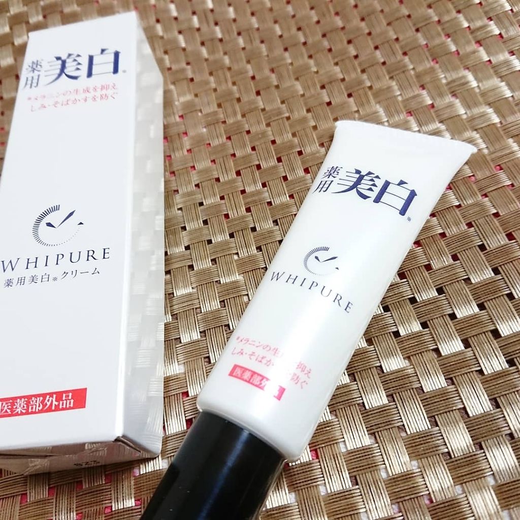 薬用美白クリーム/ホワイピュア/日焼け止めクリームを使ったクチコミ（1枚目）