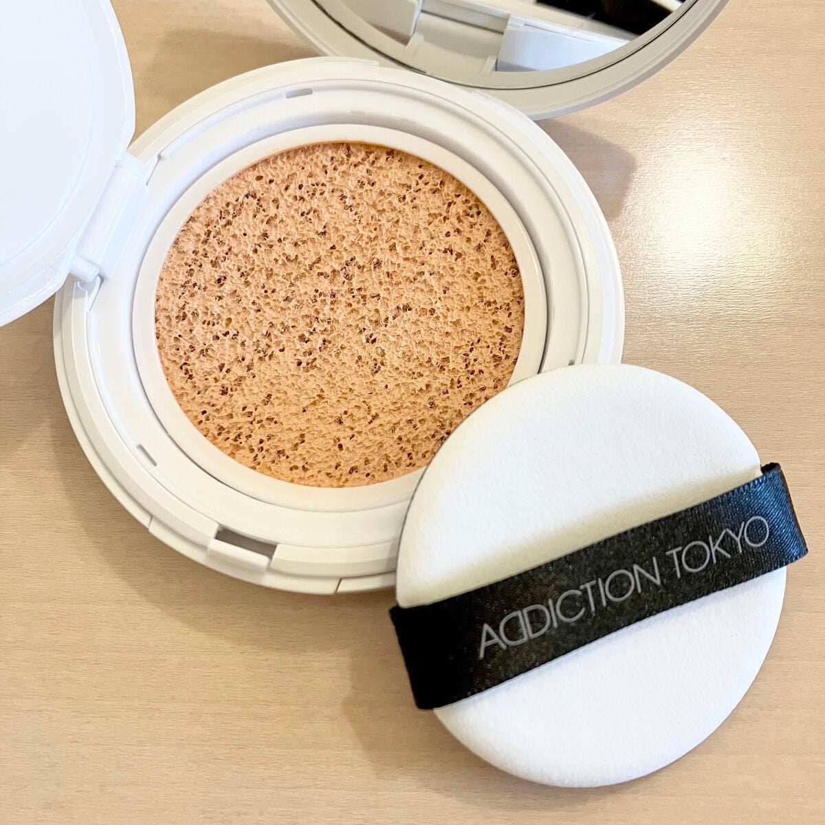 アディクション スキンケアUV タッチアップ クッション/ADDICTION/クッションファンデーションを使ったクチコミ(1枚目)