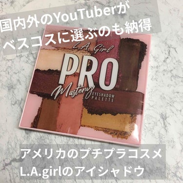 PRO Eyeshadow Palette/L.A.Girl/アイシャドウパレットを使ったクチコミ（1枚目）