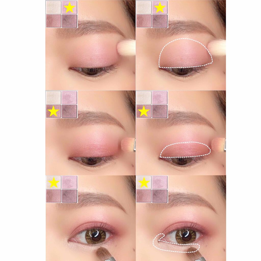 シルキースフレアイズ/キャンメイク/アイシャドウパレットを使ったクチコミ(3枚目)