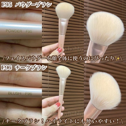 SIXPLUS×mamiseto メイクブラシ9本セット/SIXPLUS/メイクブラシを使ったクチコミ(3枚目)