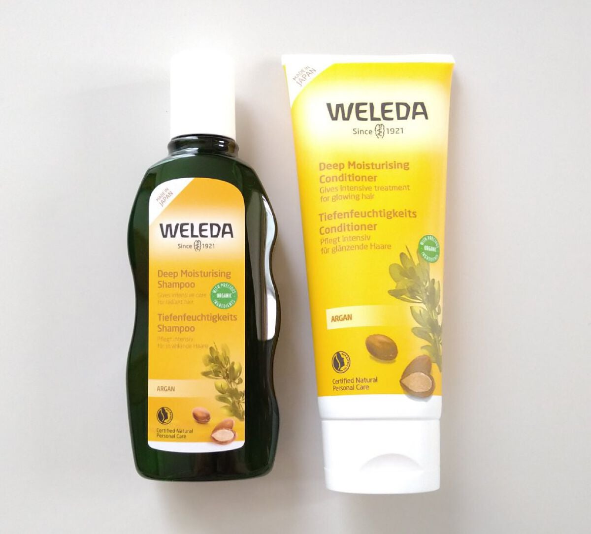アルガン ヘアシャンプー/ヘアコンディショナー/WELEDA/市販シャンプーを使ったクチコミ(1枚目)