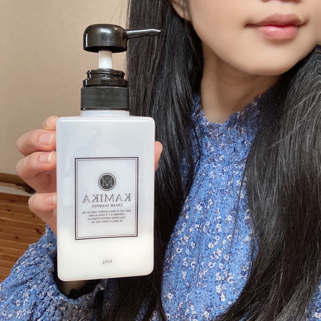 黒髪クリームシャンプー/KAMIKA/シャンプー・コンディショナーを使ったクチコミ(5枚目)