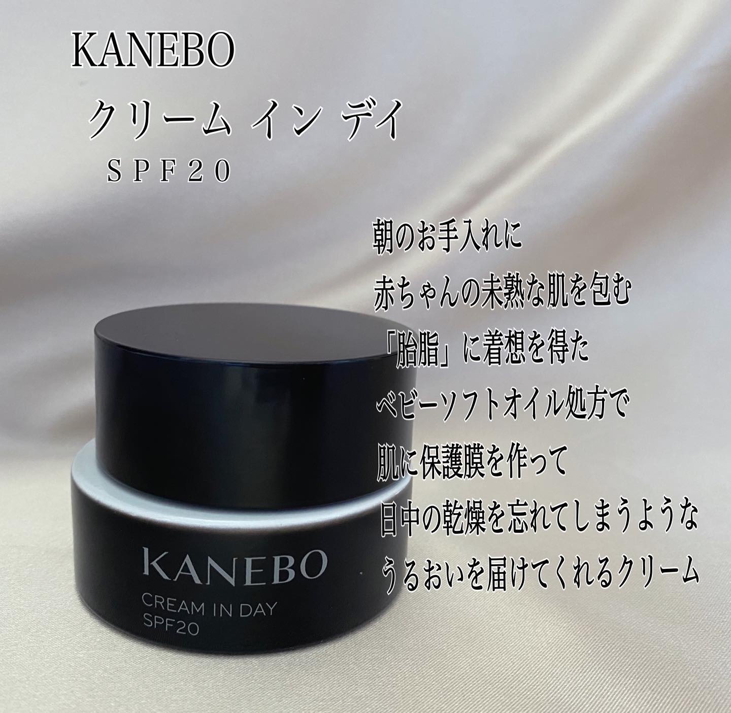 クリーム　イン　デイ/KANEBO/フェイスクリームを使ったクチコミ（2枚目）