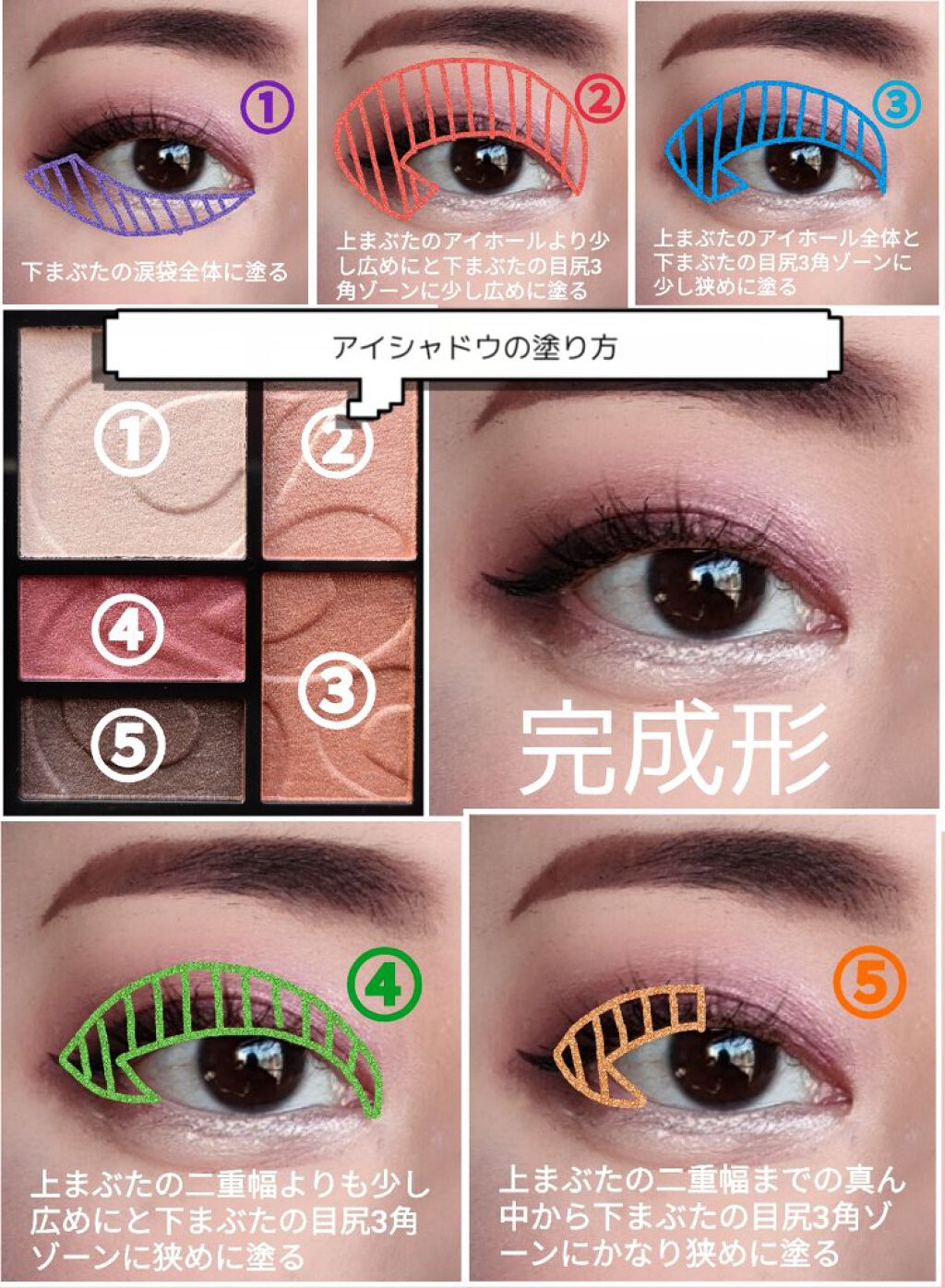 ジェムデュウ アイズ/リンメル ロンドン/アイシャドウパレットを使ったクチコミ（2枚目）