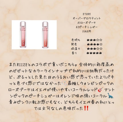 オーバーグロウティント/ETUDE/リップティントを使ったクチコミ(2枚目)