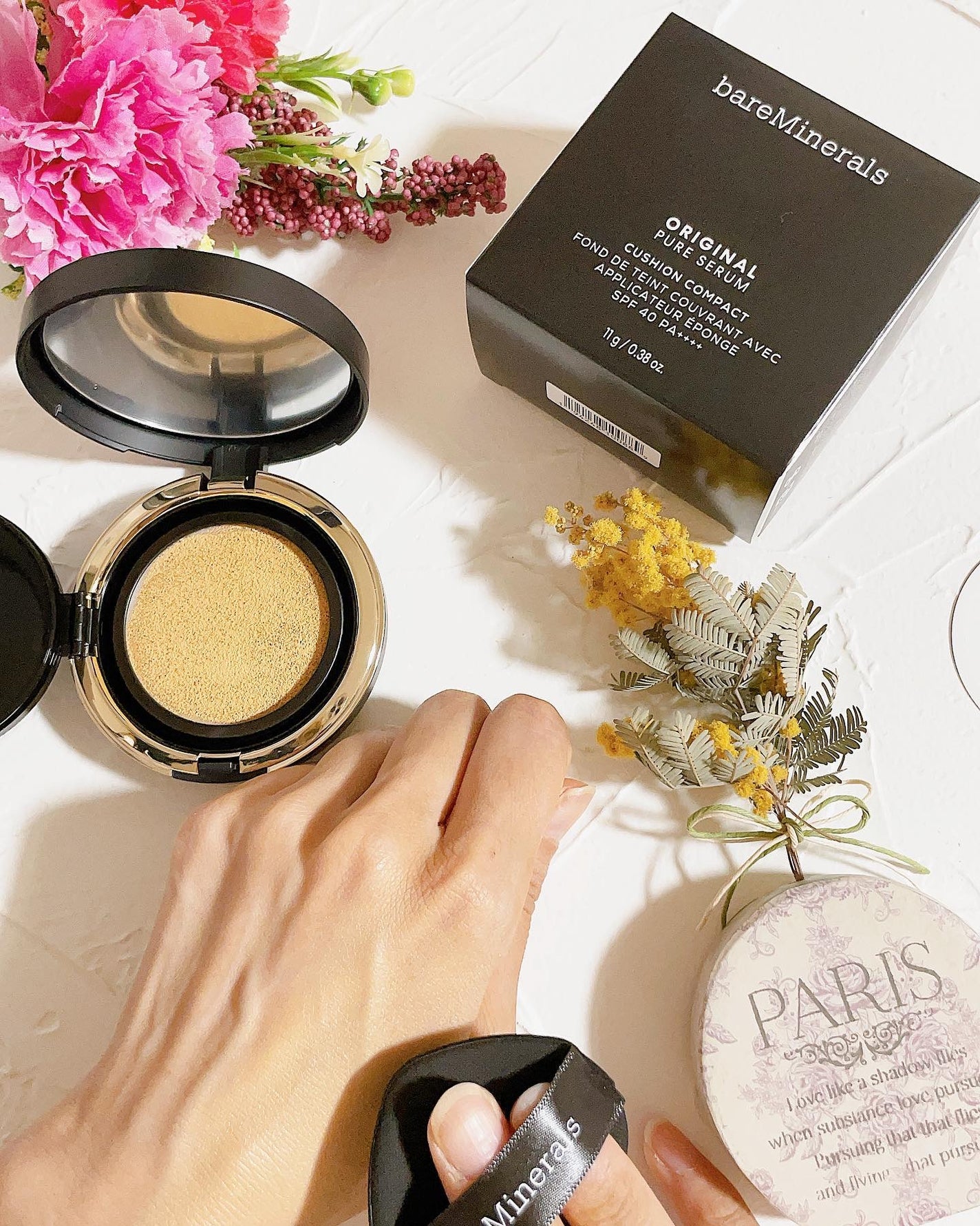 オリジナル ピュア セラム カバーアップ クッション/bareMinerals/クッションファンデーションを使ったクチコミ(8枚目)