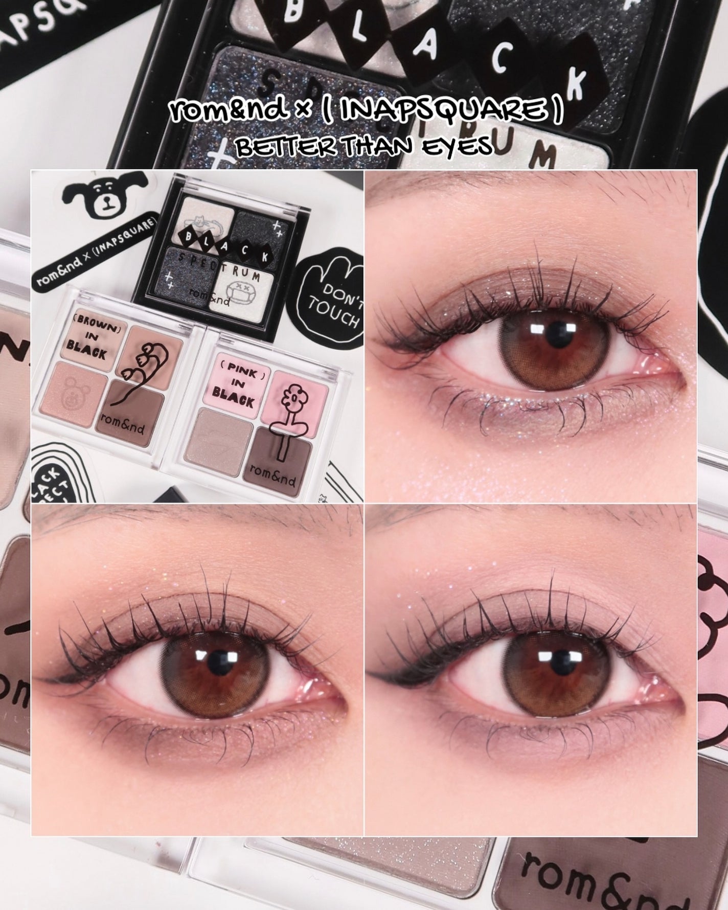 ベターザンアイズ/rom&nd/アイシャドウパレットを使ったクチコミ(1枚目)