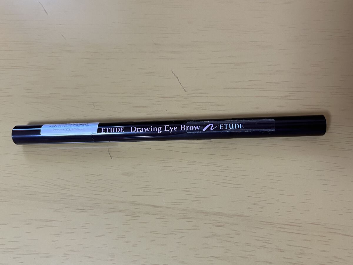 ドローイング アイブロウ ペンシル ダークブラウン/ETUDE/アイブロウペンシルを使ったクチコミ（1枚目）