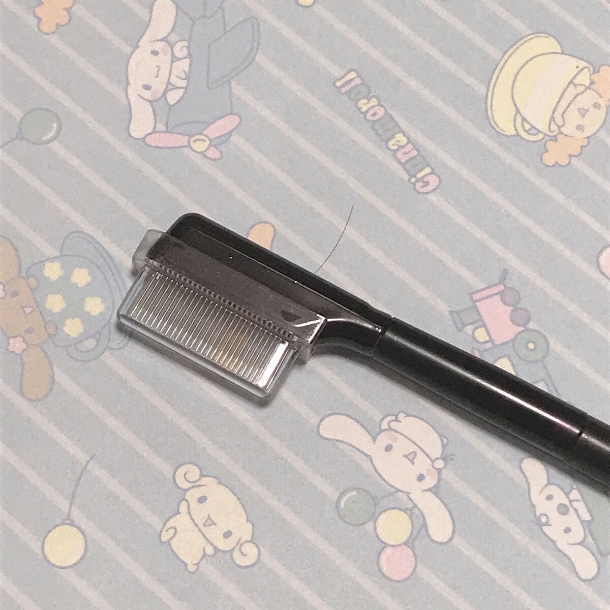 UR GLAM EYELASH COMB/U R GLAM/メイクブラシを使ったクチコミ(3枚目)