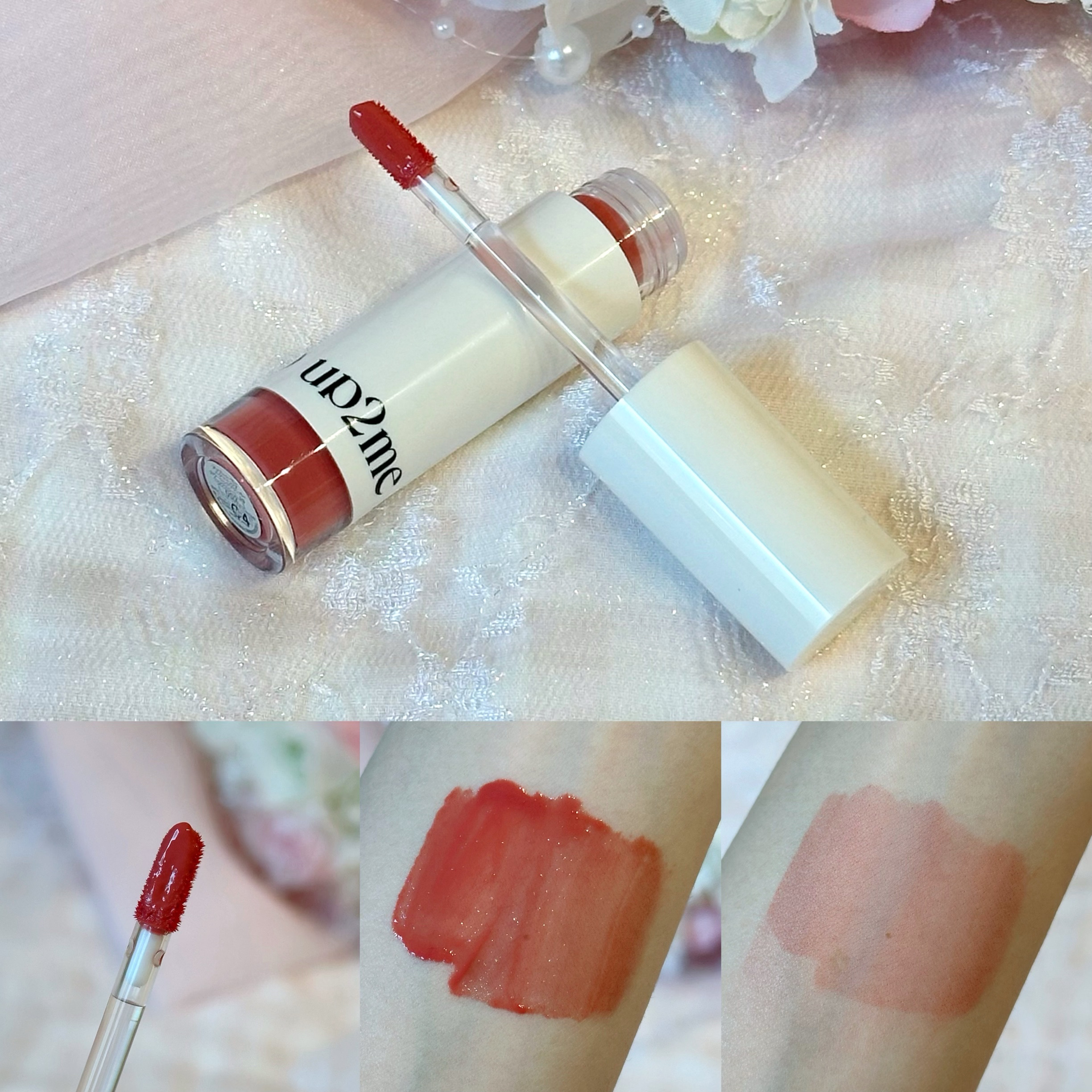 アップトゥーミー　ハグマイリップ　カラーロックプランパー/up2me/リッププランパーを使ったクチコミ（2枚目）