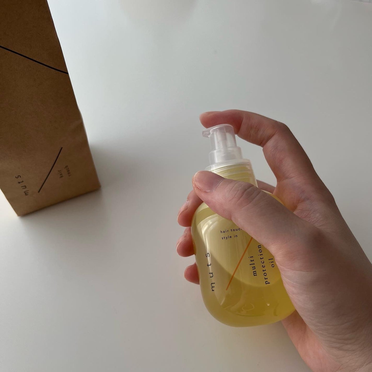 マルチ プロテクションオイル/ミューツへアタッチ/ヘアオイルを使ったクチコミ(7枚目)