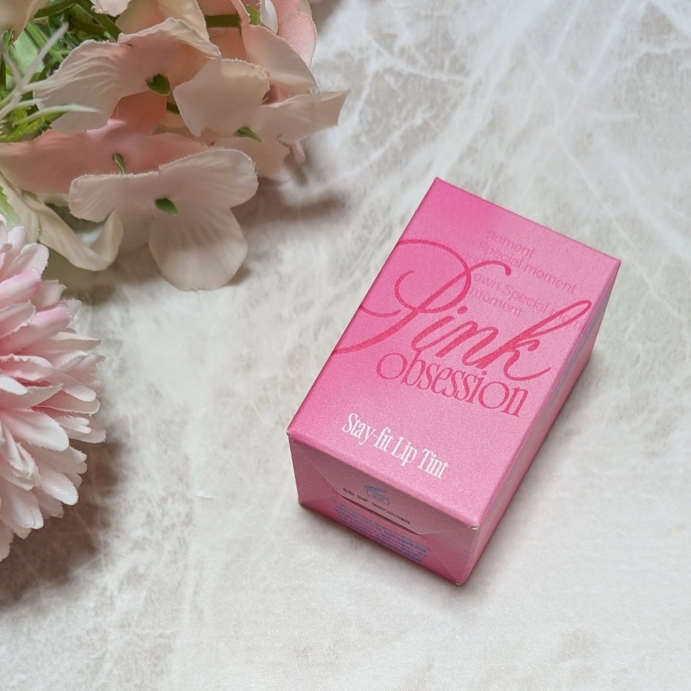 フィー ピンクオブセッションステイフィットティント/fwee/リップティントを使ったクチコミ(1枚目)