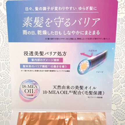 ザビューティ 髪のキメ美容素髪を守る バリアシャンプー/コンディショナー/エッセンシャル/シャンプー・コンディショナーを使ったクチコミ(5枚目)