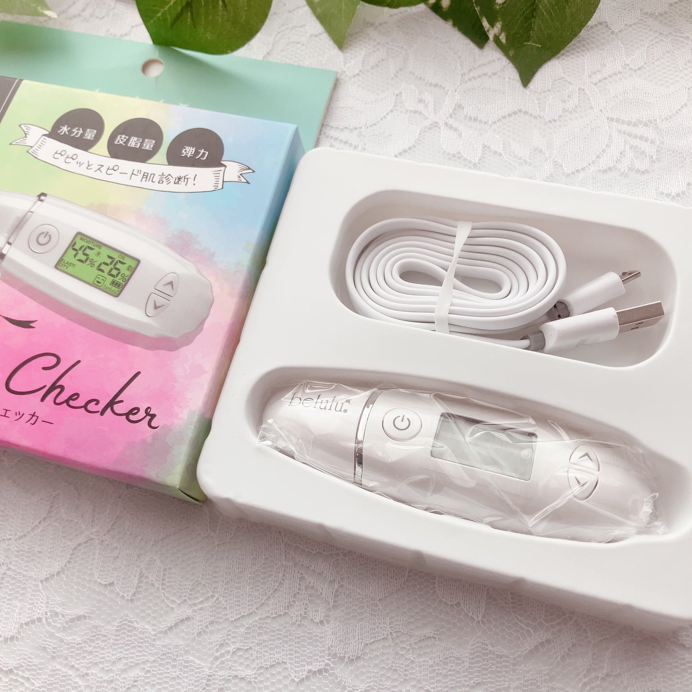美ルル スキンチェッカー/belulu/美顔器・マッサージを使ったクチコミ(2枚目)