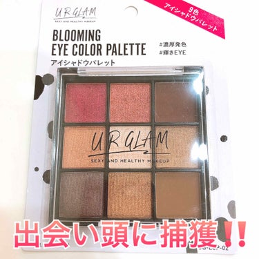 UR GLAM　BLOOMING EYE COLOR PALETTE/U R GLAM/パウダーアイシャドウを使ったクチコミ（1枚目）