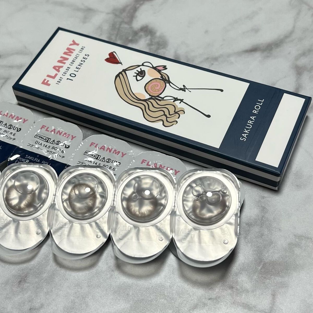 FLANMY 1day/FLANMY/ワンデー（１DAY）カラコンを使ったクチコミ（2枚目）