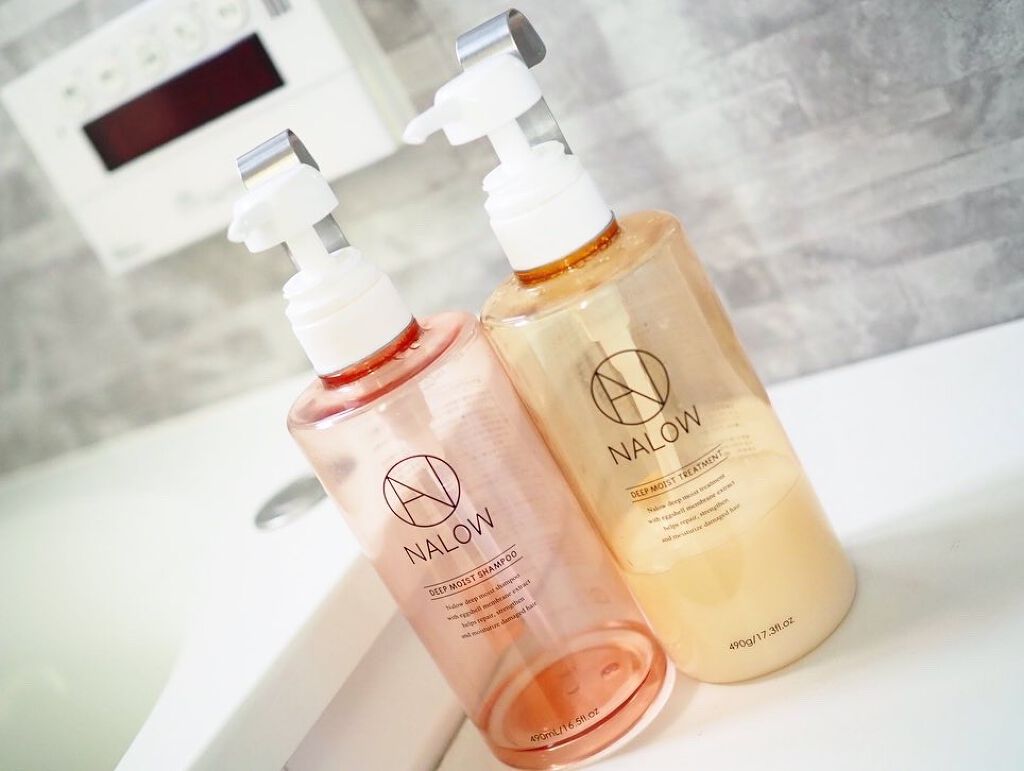ディープモイスト シャンプー／トリートメント/NALOW/市販シャンプーを使ったクチコミ（1枚目）