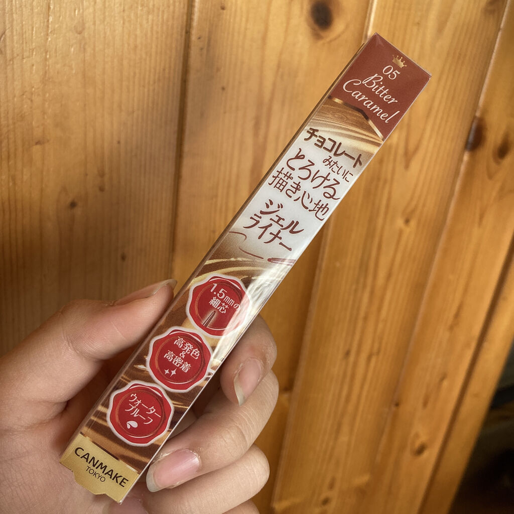 クリーミータッチライナー/キャンメイク/ジェルアイライナーを使ったクチコミ（1枚目）