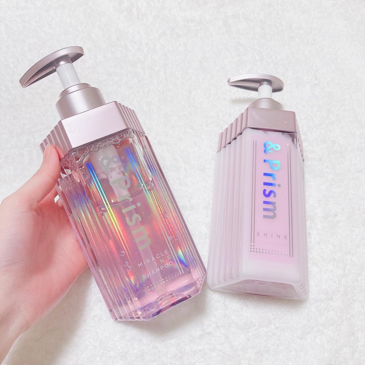 ミラクル シャイン シャンプー/ヘアトリートメント/&Prism/市販シャンプーを使ったクチコミ(1枚目)