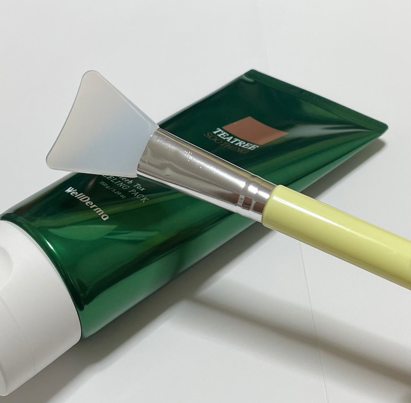 ティーツリーハーブピーリングパック/WellDerma/洗い流すパック・マスクを使ったクチコミ(2枚目)