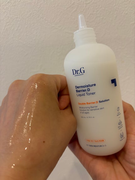 ザモイスチャーバリアDリキッドトナー/Dr.G/化粧水を使ったクチコミ(3枚目)