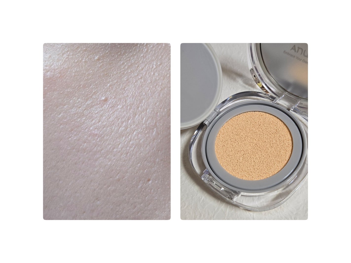 セミグロウベールクッション/Anua/クッションファンデーションを使ったクチコミ(3枚目)