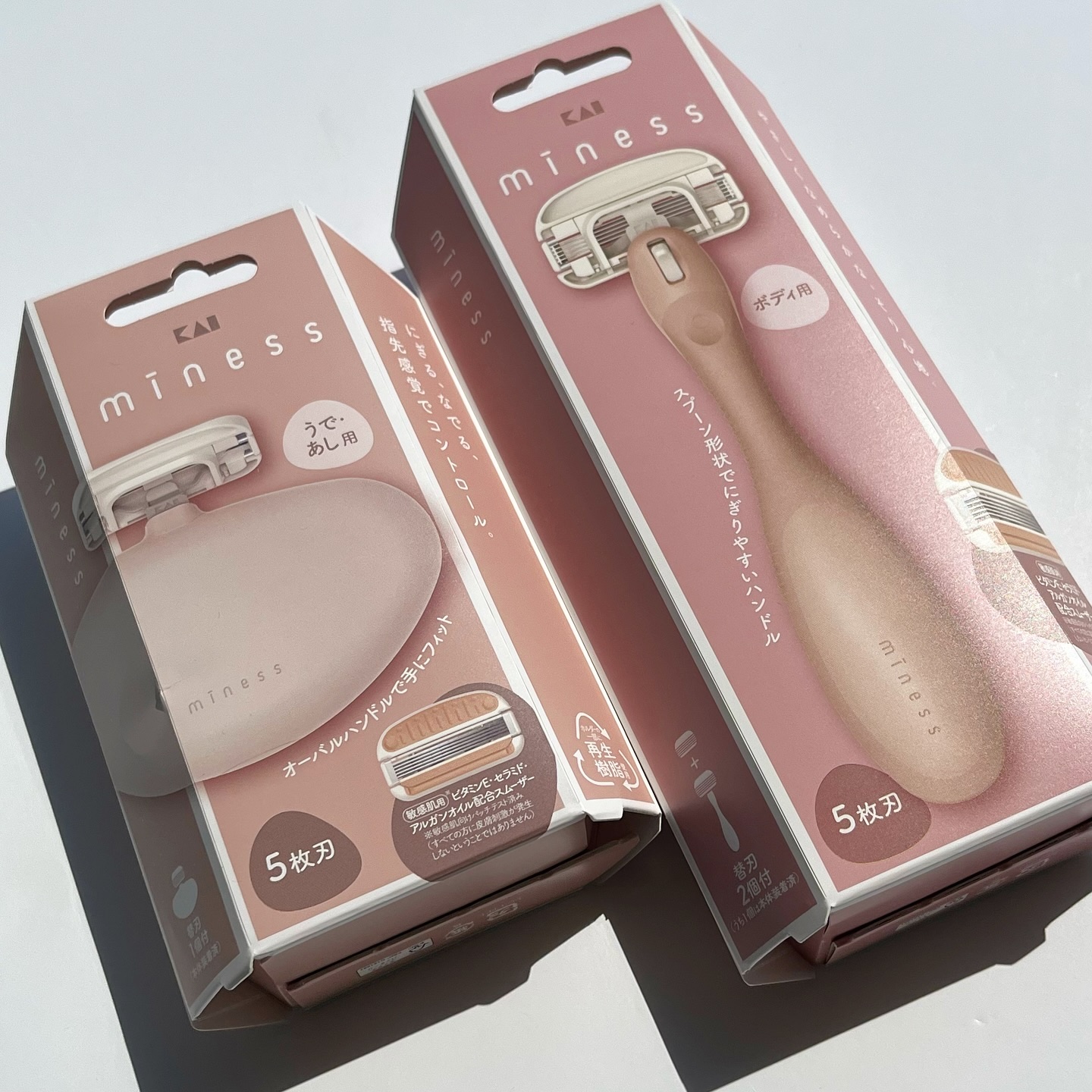miness ボディ用カミソリ 替刃2個付/貝印/シェーバーを使ったクチコミ（2枚目）