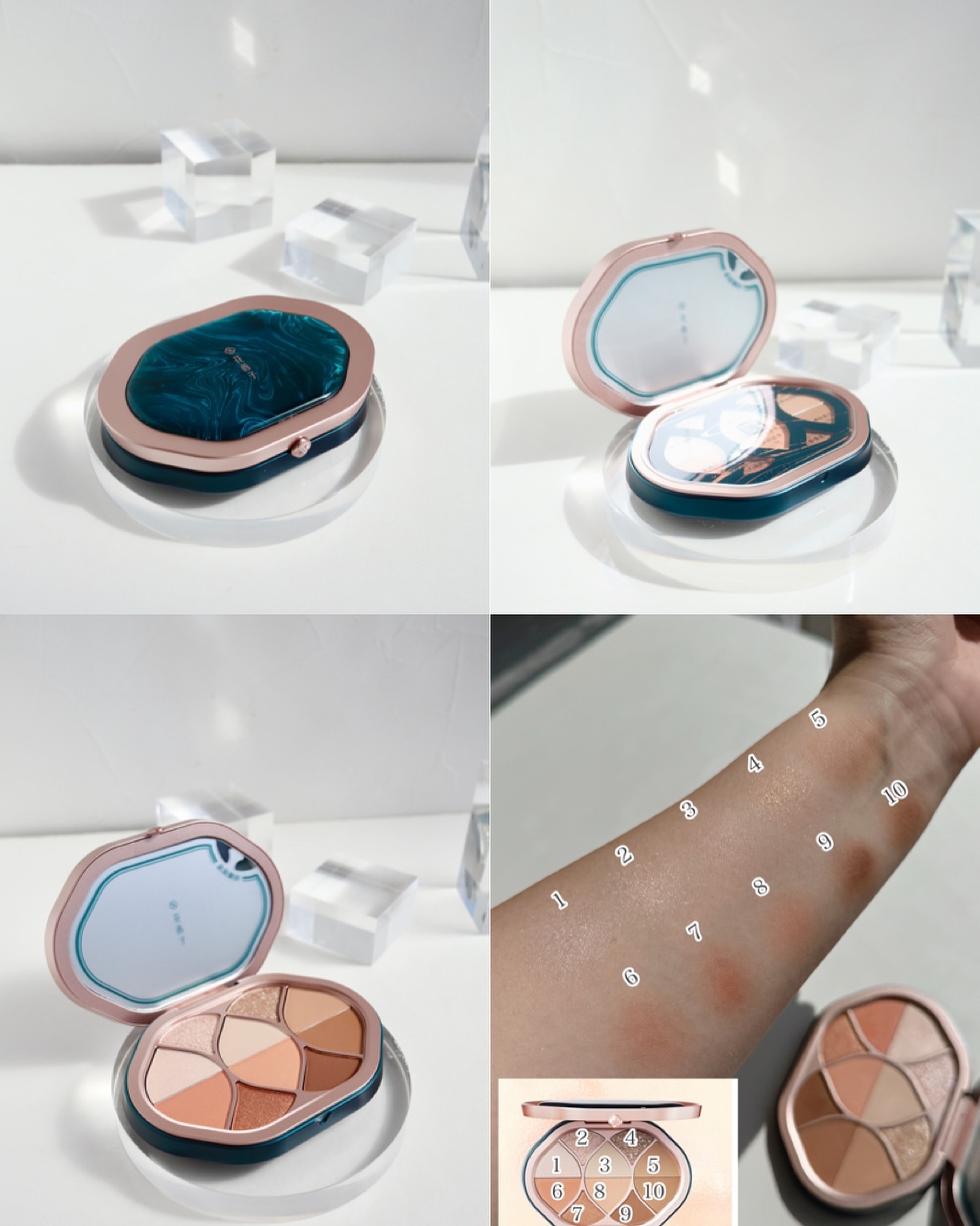 花西子 花色流波 アイシャドウパレットのクチコミ「＼ まるで芸術品?!な中国コスメ ／

ずっと気になってたの♡
「花西子（フローラシス）」さん.....」（3枚目）