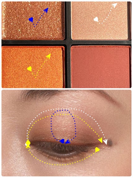 クワッドアイシャドー 02459/NARS/アイシャドウパレットを使ったクチコミ(3枚目)