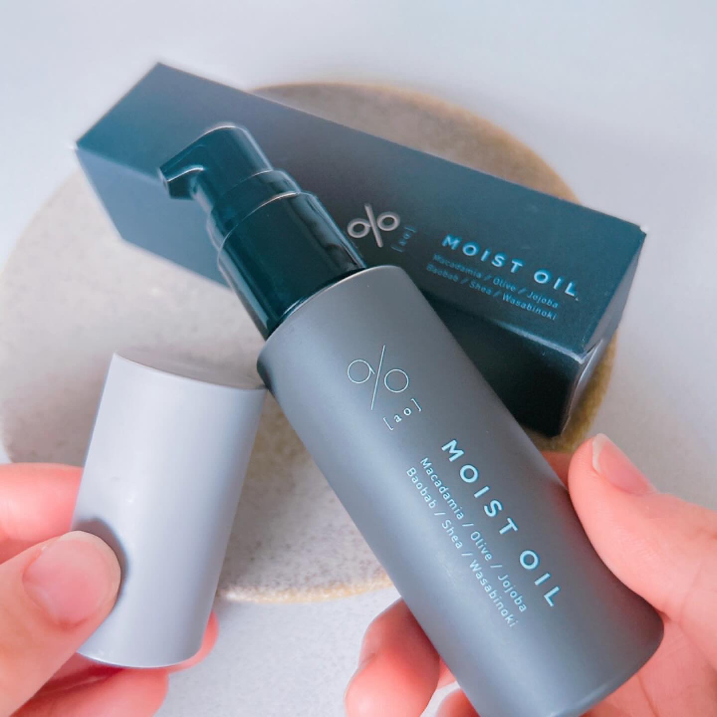 碧　モイストオイル〈金木犀〉/碧(ao)/アウトバストリートメントを使ったクチコミ（3枚目）