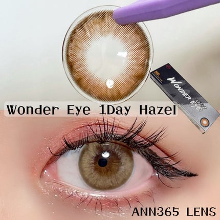 ワンダーアイ/ann365lens/カラーコンタクトレンズを使ったクチコミ(1枚目)