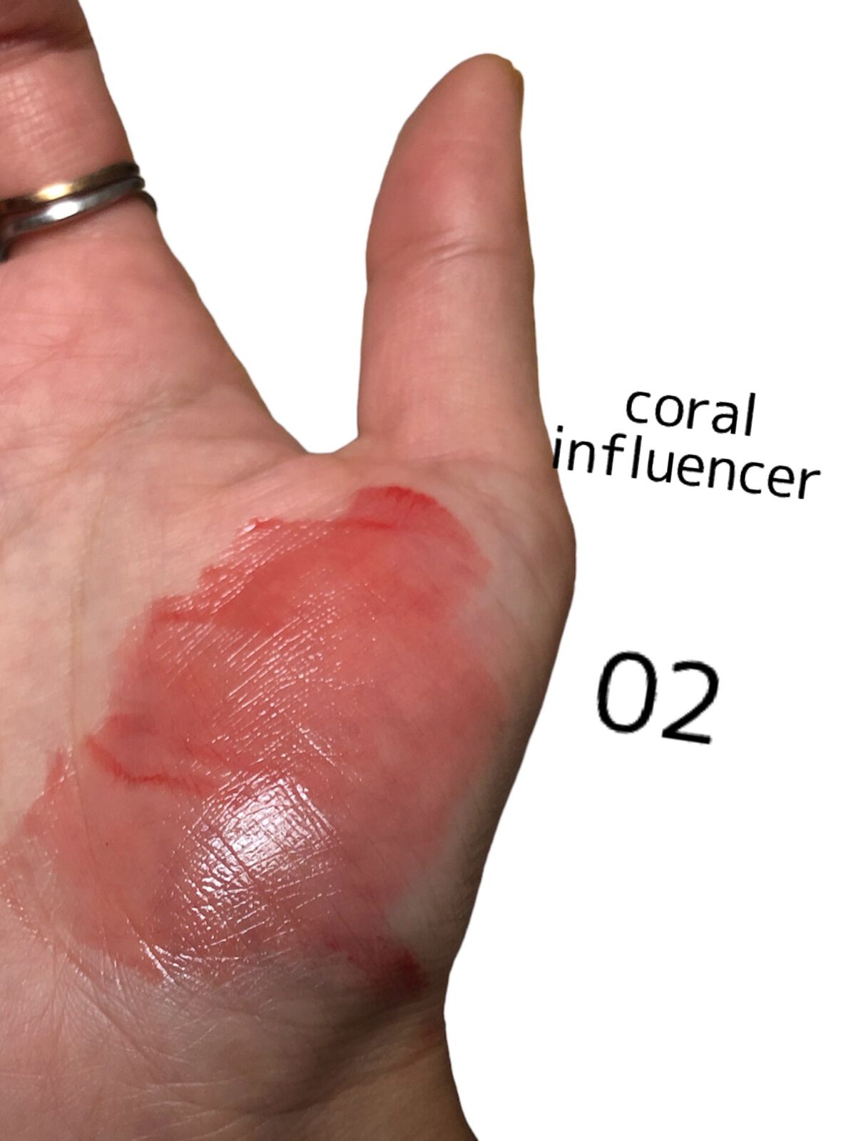 ペリペラ インク ムード グロイ ティント 02 CORAL INFLUENCER(イエベ必須コーラル)/PERIPERA/リップティントを使ったクチコミ（2枚目）