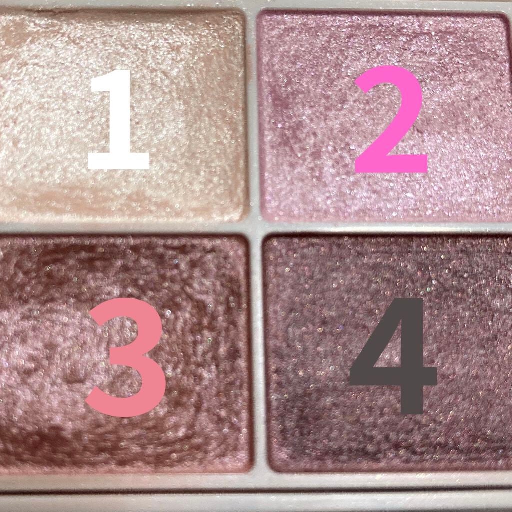 シルキースフレアイズ/キャンメイク/アイシャドウパレットを使ったクチコミ(2枚目)