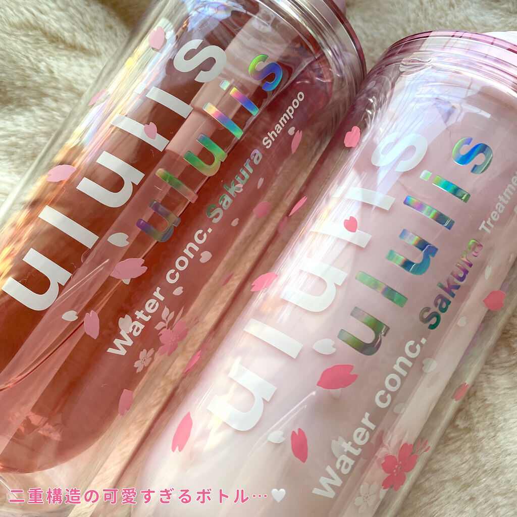 ウォーターコンク モイスト シャンプー（桜ver.)/ヘアトリートメント(桜ver.) シャンプー340ml/ululis/市販シャンプーを使ったクチコミ（3枚目）