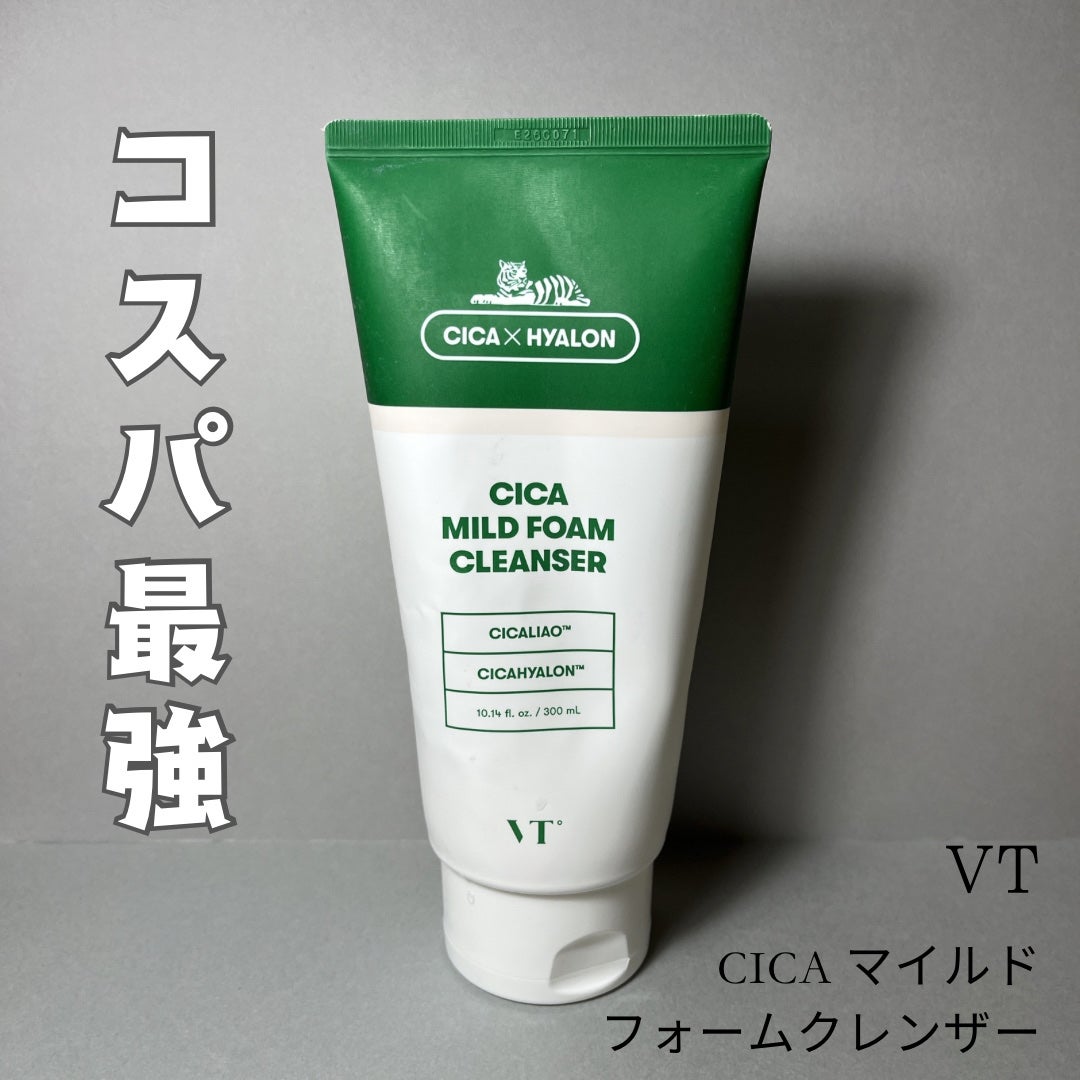 CICA マイルドフォームクレンザー/VT/洗顔フォームを使ったクチコミ(1枚目)
