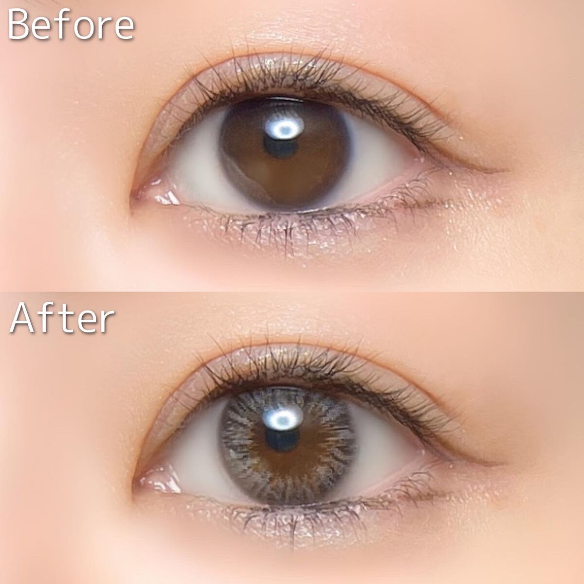 Rluuchy Oneday/Torico Eye./カラーコンタクトレンズを使ったクチコミ(10枚目)