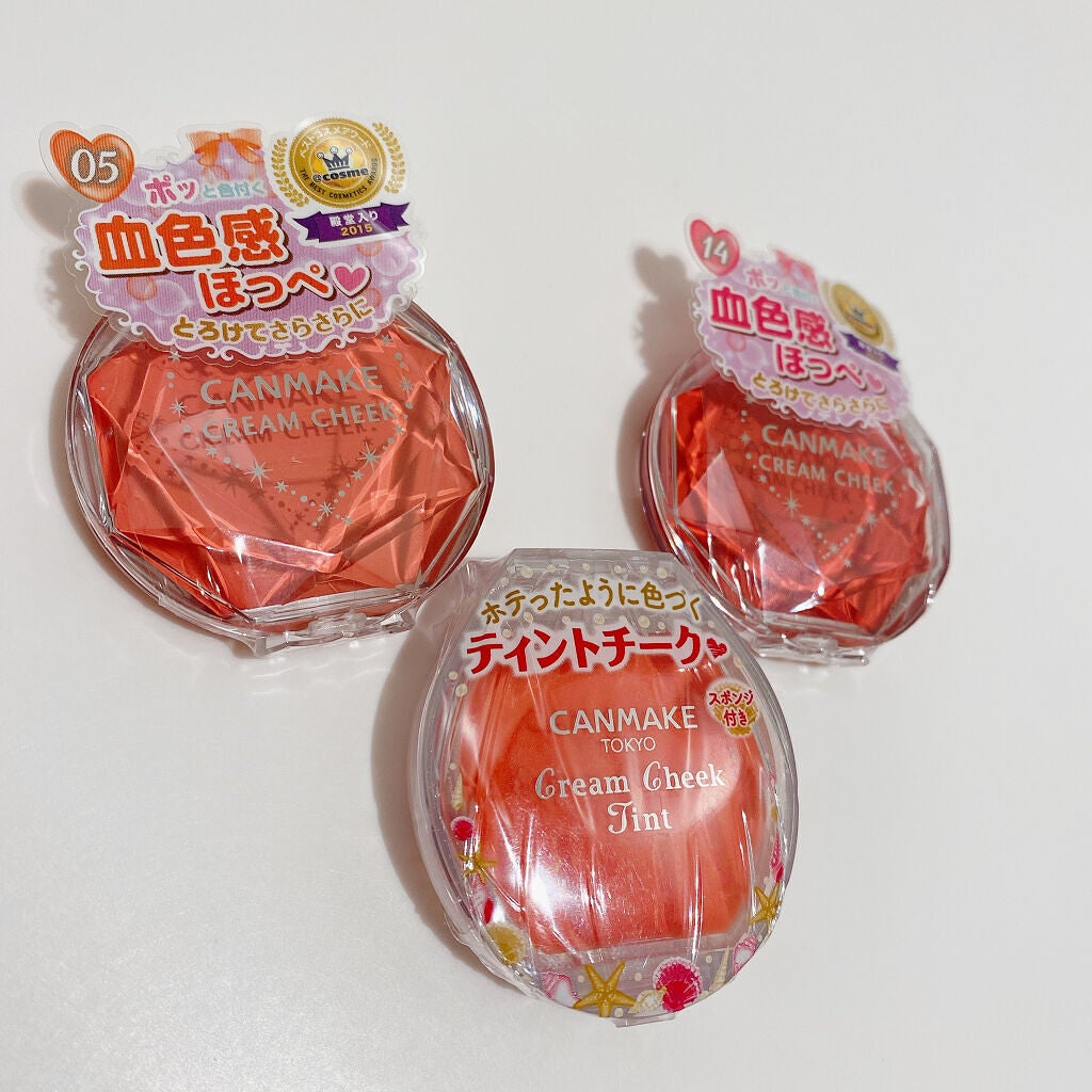 クリームチーク/キャンメイク/ジェル・クリームチークを使ったクチコミ(1枚目)