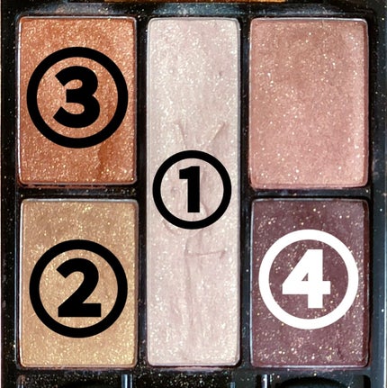 5 COLOUR HARMONY FOR EYES/YVES SAINT LAURENT BEAUTE/アイシャドウパレットを使ったクチコミ(3枚目)