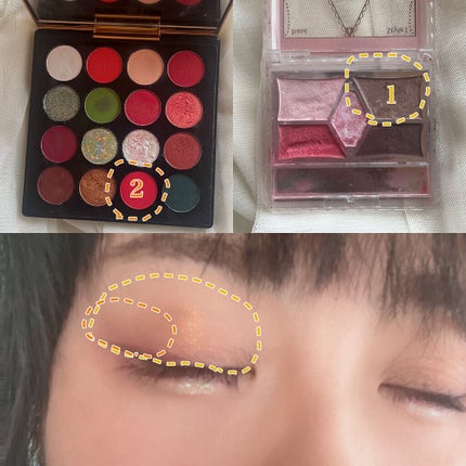 【旧品】パーフェクトスタイリストアイズ/キャンメイク/アイシャドウパレットを使ったクチコミ(3枚目)